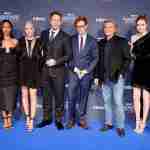 EL ELENCO DE GUARDIANES DE LA GALAXIA A FAVOR DE JAMES GUNN